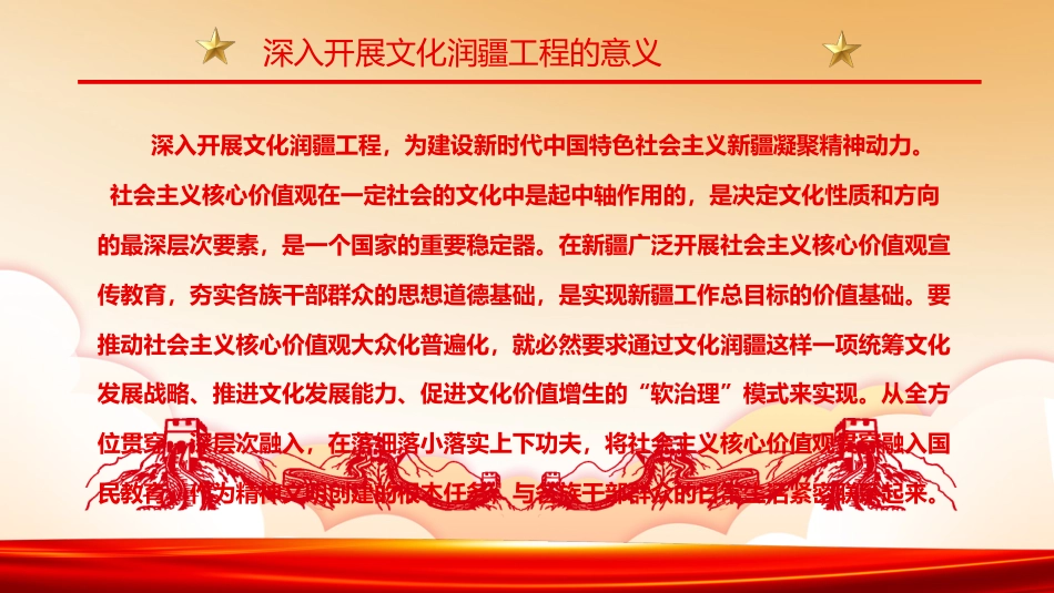 党课ppt:开展文化润疆工程,筑牢民族共同体意识_第9页