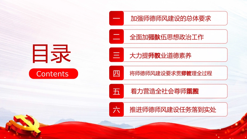 党课ppt:加强和改进新时代师德师风建设的意见解读_第3页