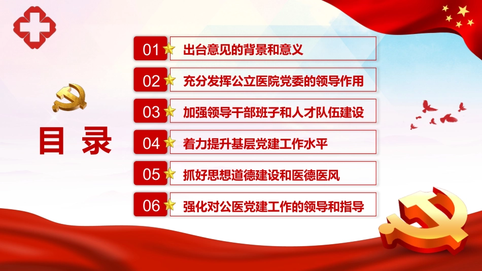 党课ppt:关于加强公立医院党的建设工作的意见解读_第3页