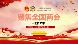 2022年两会精神解读ppt课件1