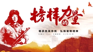 党课ppt：传承雷锋精神专题2个-1