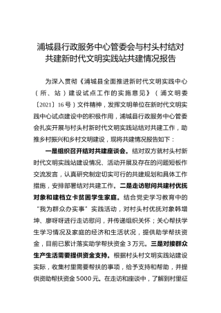 文明实践站共建情况