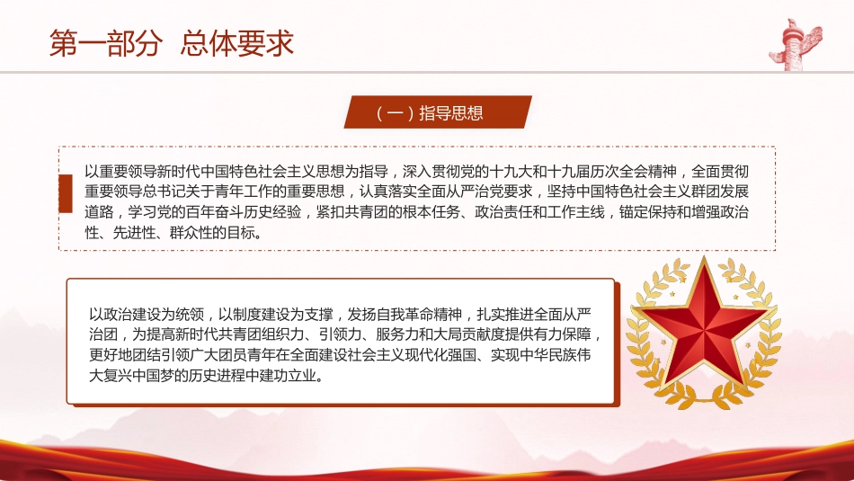 党课ppt+讲稿:学习新时代全面从严治团实施纲要(1万字,34张)_第5页