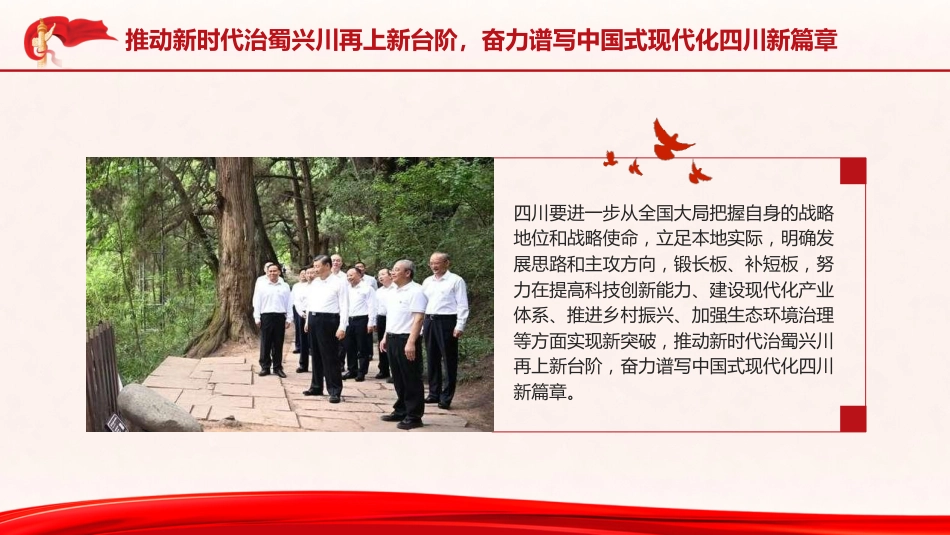 党课ppt+讲稿:四川考察重要讲话精神学习(报道版)_第3页