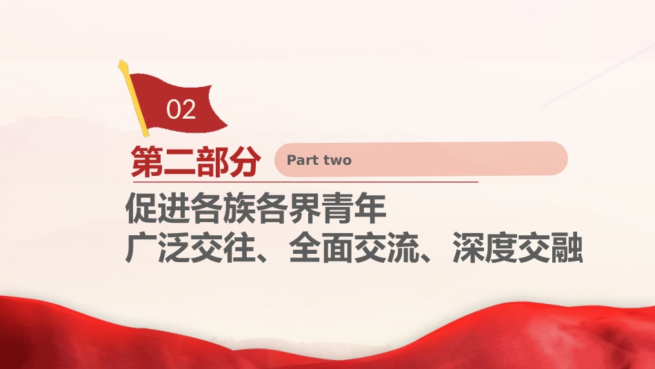 党课ppt+讲稿：五年来共青团巩固扩大青年爱国统一战线工作综述（4600字，24张）_第9页