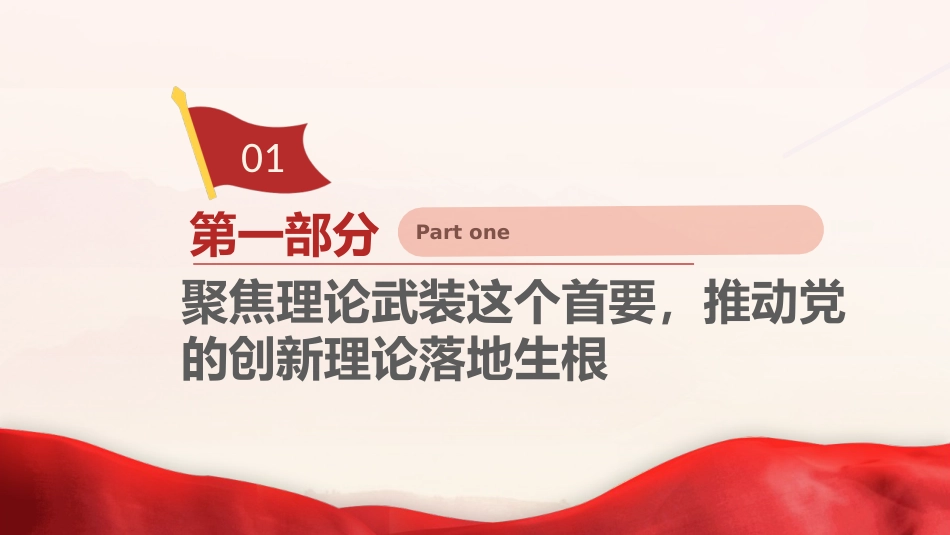 党课ppt+讲稿:举旗亮剑强基固本毫不放松抓好意识形态工作(5200字,28张)_第5页