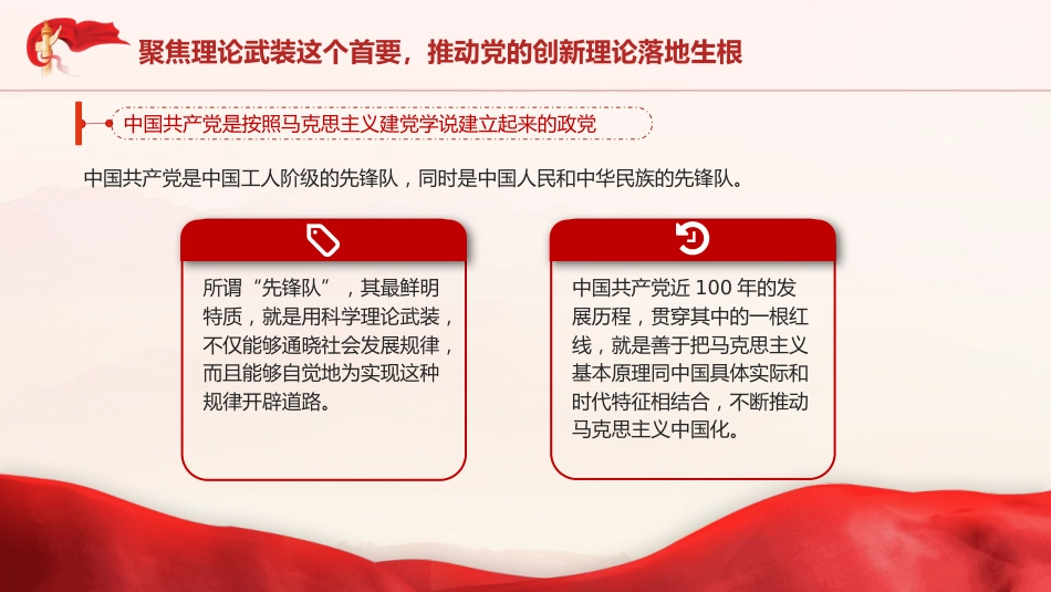 党课ppt+讲稿:举旗亮剑强基固本毫不放松抓好意识形态工作(5200字,28张)_第7页