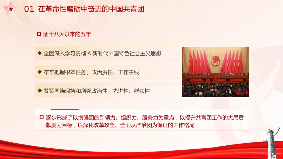 党课ppt+讲稿:共青团十九大报告全文学习_第8页
