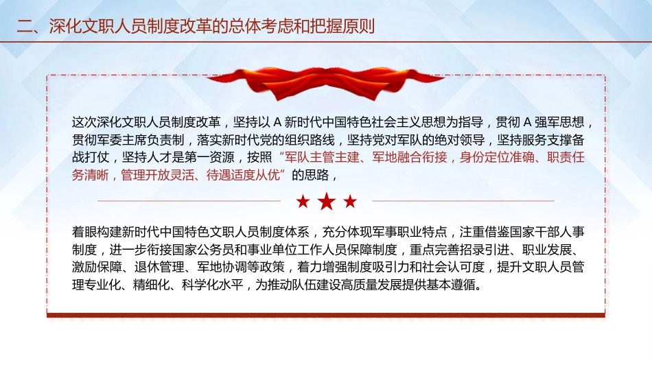 《中国人民解放军文职人员条例》ppt+讲稿_第9页