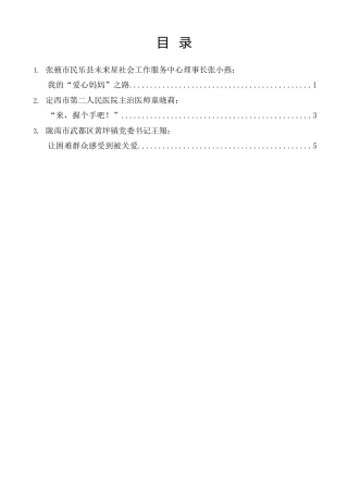经验交流系列第1537期（3篇）甘肃省“结对帮扶·爱心甘肃”工程建设推进会暨表彰大会发言材料汇编