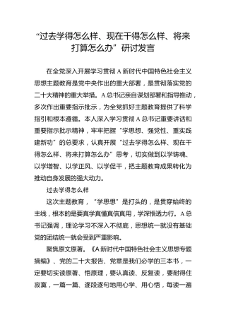 主题教育“三问”研讨发言2600字