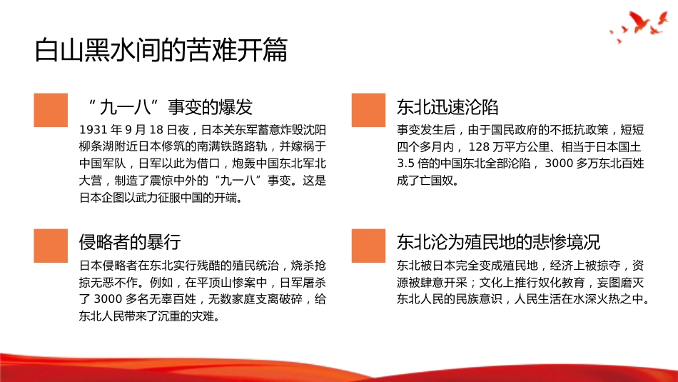 党课PPT:弘扬抗战精神,奋进复兴征程_第4页