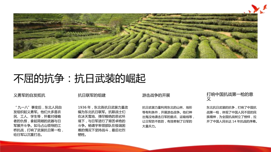 党课PPT:弘扬抗战精神,奋进复兴征程_第5页