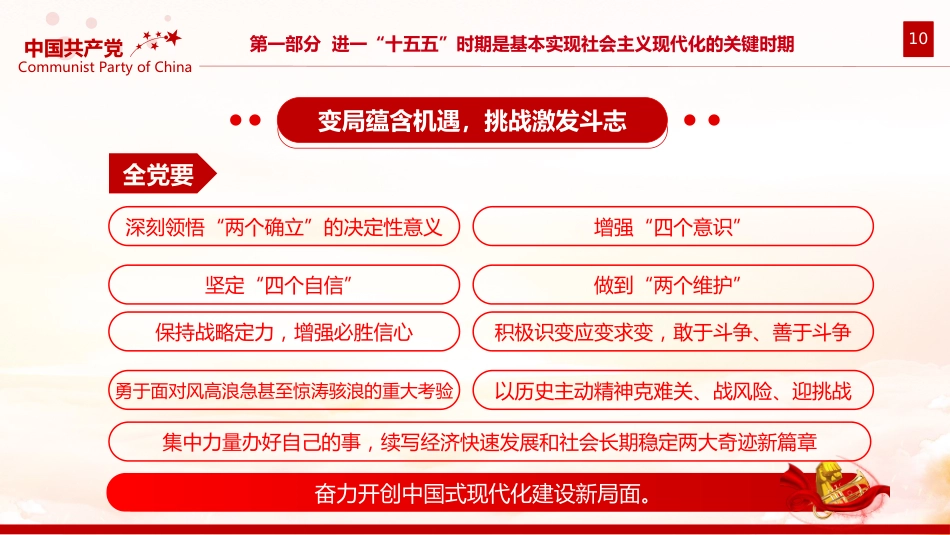 党课PPT:党的二十届四中全会《“十五五”规划建议》内容解读_第10页