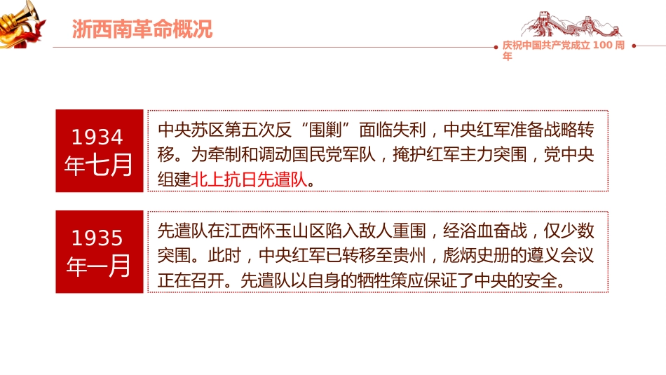 学党史悟思想办实事开新局弘扬浙西南革命精神PPT(20211022)_第5页