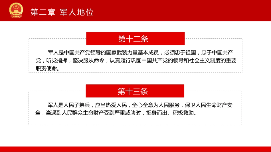 《中华人民共和国军人地位和权益保障法》PPT(20211029)_第10页