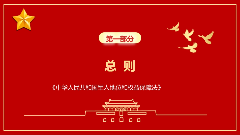 《中华人民共和国军人地位和权益保障法》PPT(20211029)_第3页