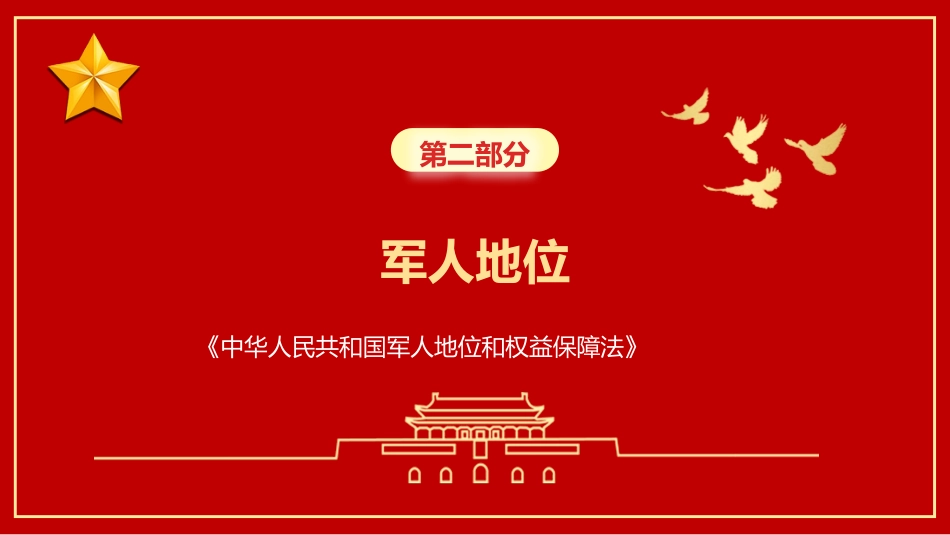 《中华人民共和国军人地位和权益保障法》PPT(20211029)_第9页