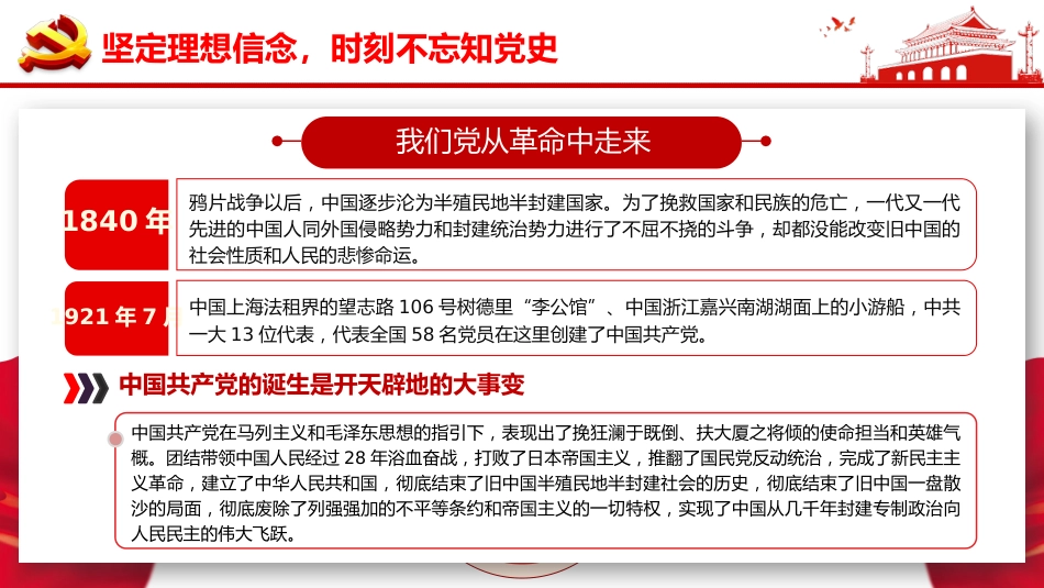 知党史感党恩跟党走之建党100周年PPT(20210423)_第6页
