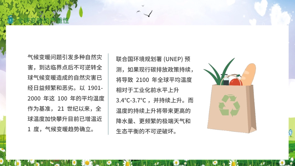 碳中和概念全球变暖严重性及相关政策PPT(20210902)_第7页