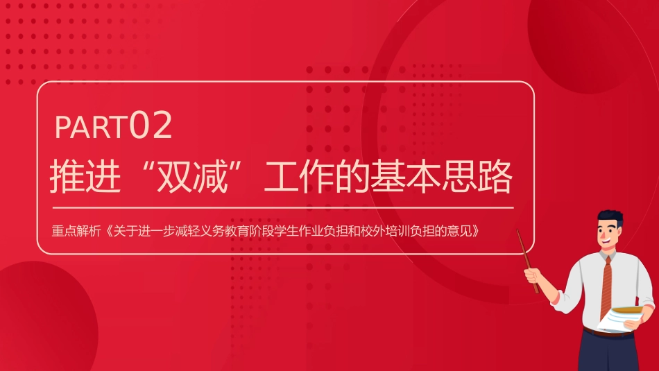 双减义务教育PPT模板减轻学生作业负担校外培训负担意见2(20211012)_第7页