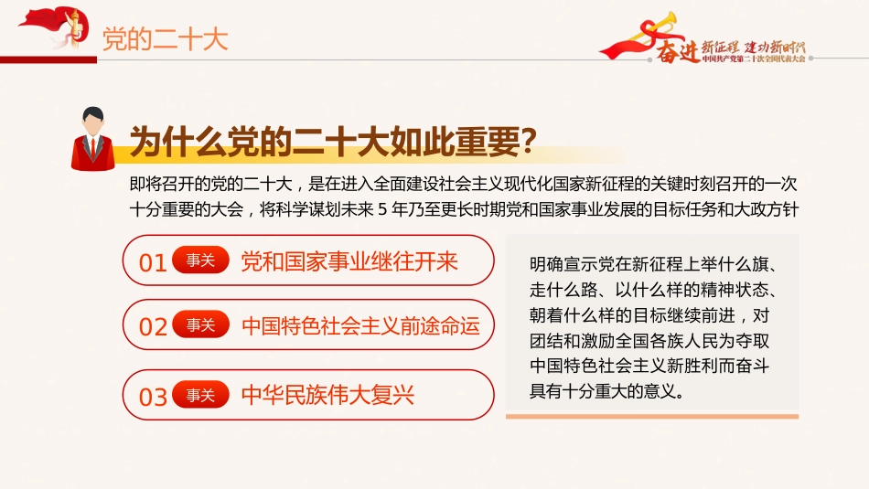 党的二十大精神宣讲党课模板(ppt)(盛会)_第7页