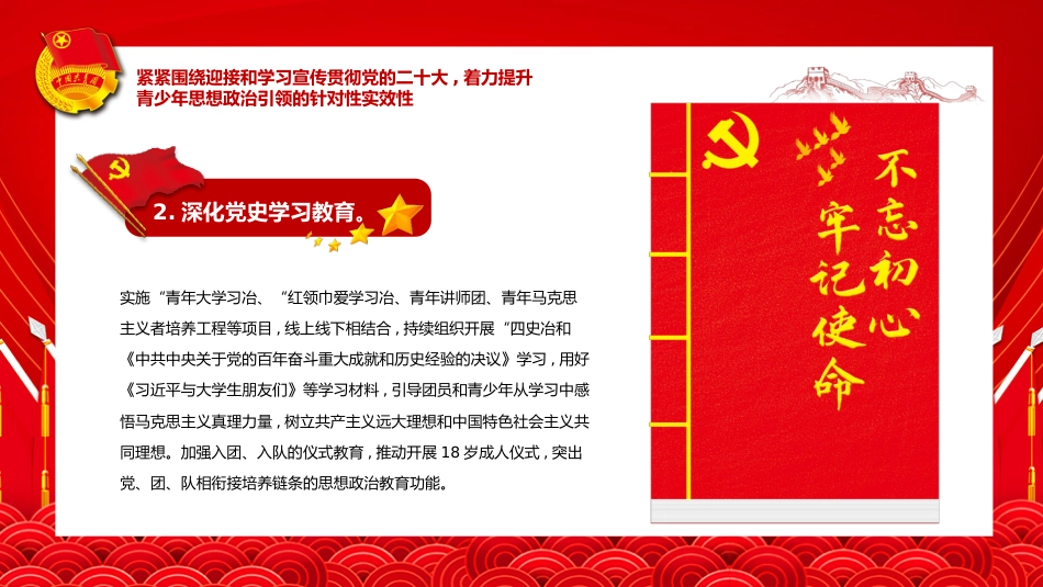 学习共青团中央2022年工作要点PPT(20220307)_第6页