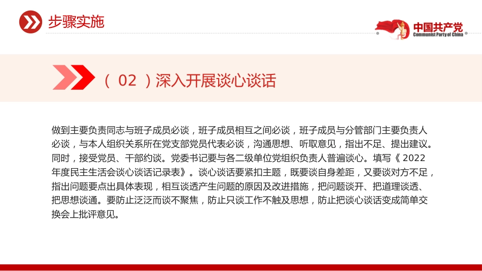 2023年领导班子民主生活会方案PPT_第10页