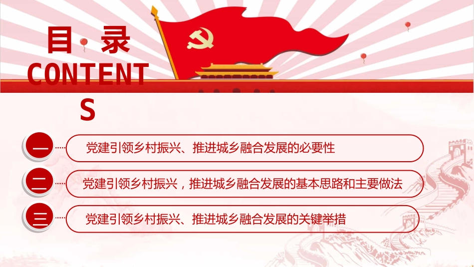 乡村振兴主题模板(PPT)_第3页