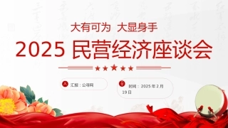 2025民营企业座谈会要点速览