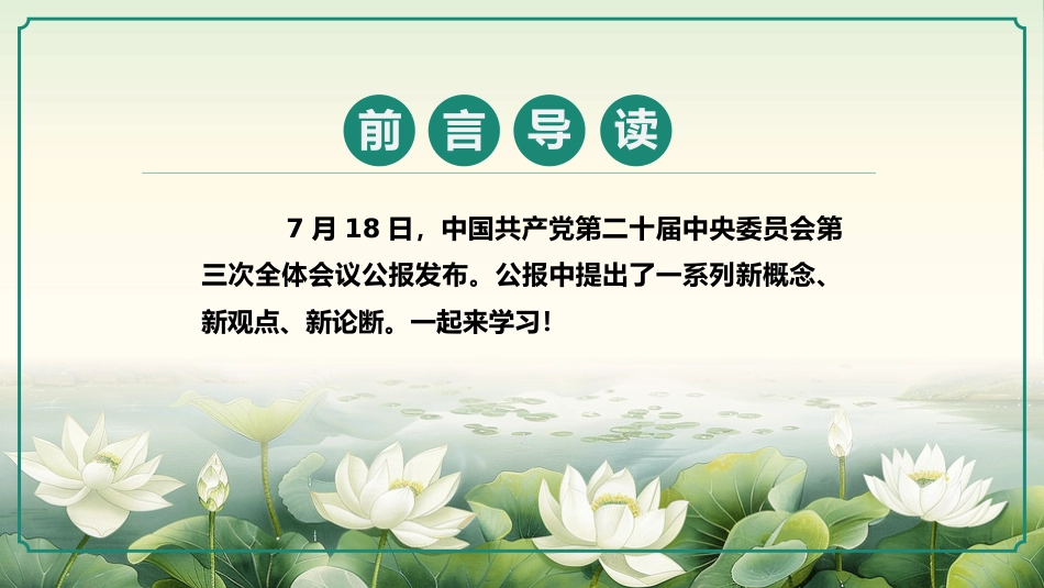二十届三中全会提出的新概念新观点新论断PPT专题党课_第2页