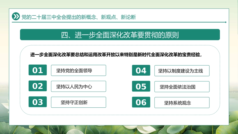 二十届三中全会提出的新概念新观点新论断PPT专题党课_第6页