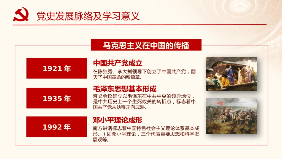 学党史知党情跟党走党史教育党课之建党100周年PPT（20210322）_第7页