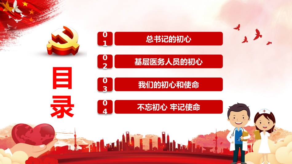 不忘医者初心牢记健康使命之主题教育PPT课件(20190729)_第3页