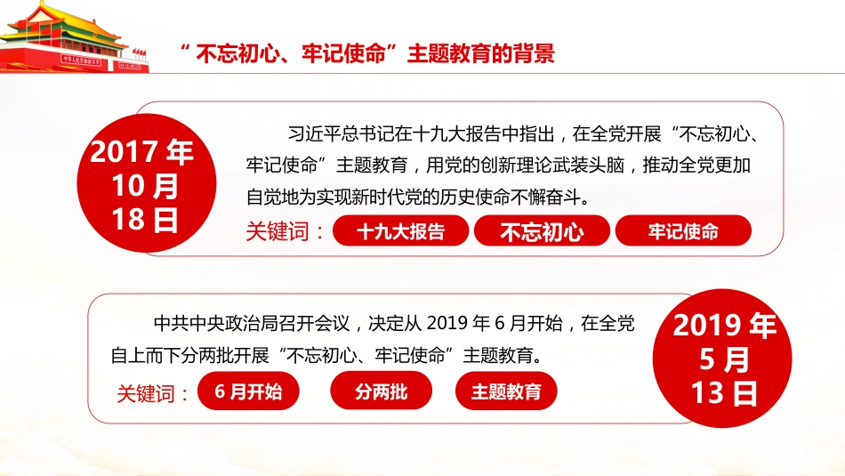 不忘初心牢记使命之党支部党员教育培训活动报告PPT(20190725)_第5页