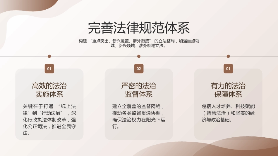PPT:“十五五”规划建议中的依法治国_第4页