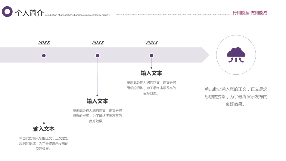 励志简约岗位竞聘工作汇报PPT模板_第5页