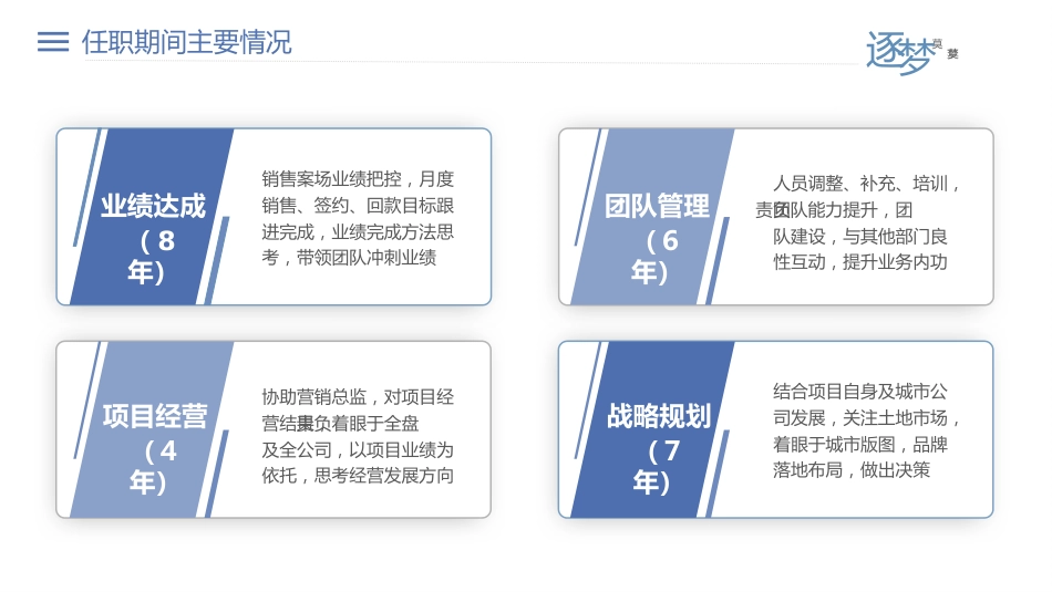 蓝色渐变员工晋升竞聘报告PPT模板_第7页
