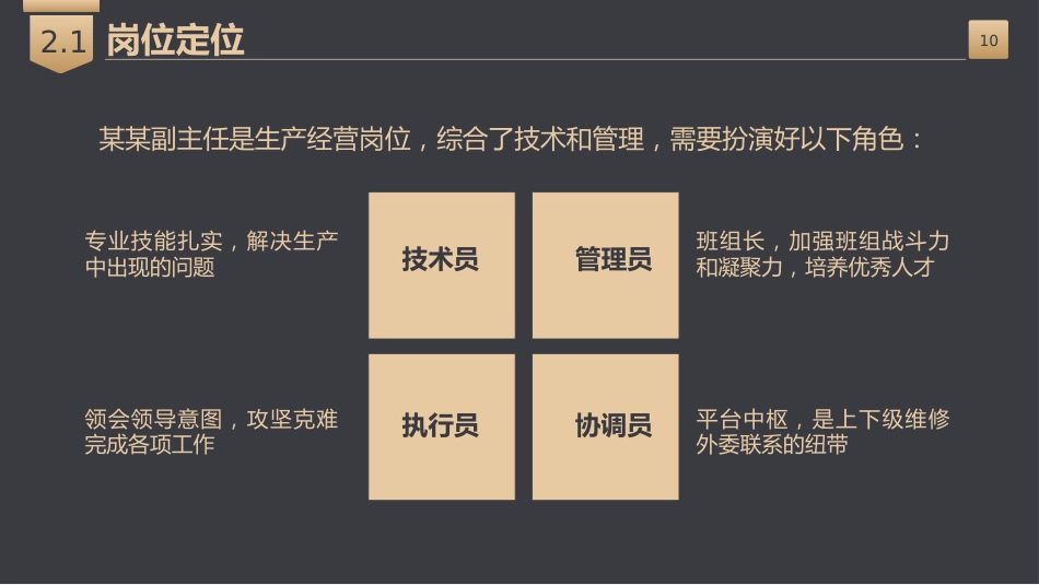 简约黑金风岗位竞聘报告通用PPT模板_第10页