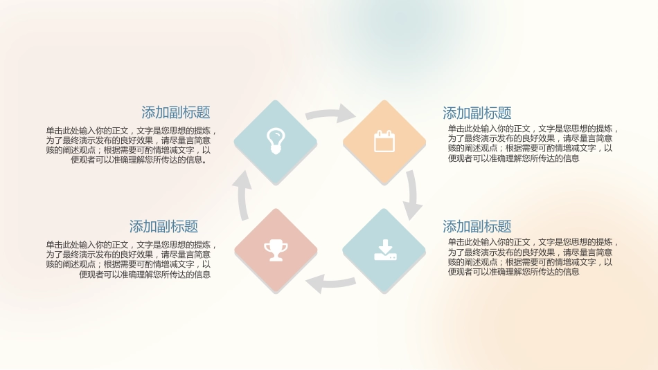 渐变弥散风年终总结PPT模板_第5页