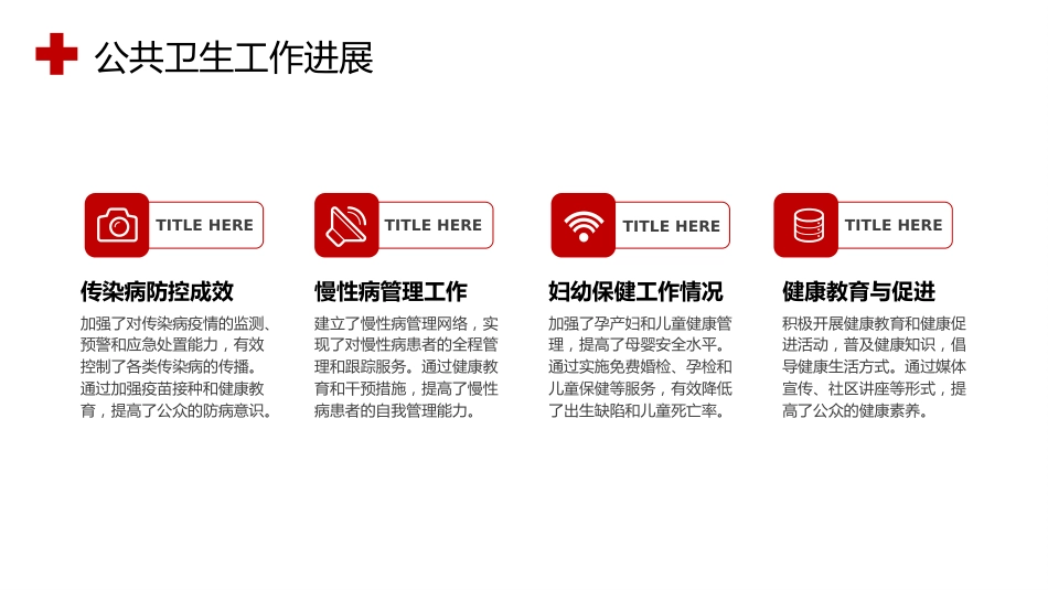 简约风卫生局工作总结计划PPT模板_第5页