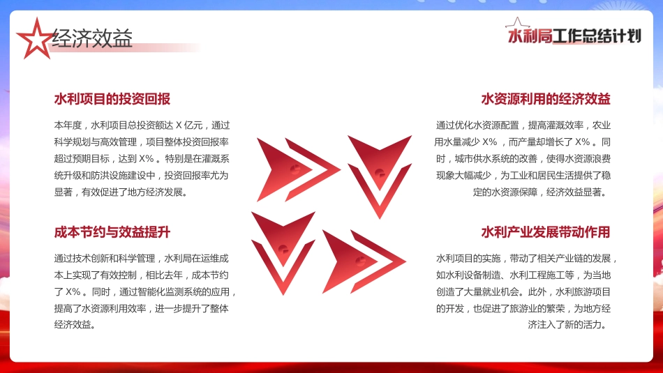 党政风水利局工作总结计划PPT模板_第9页