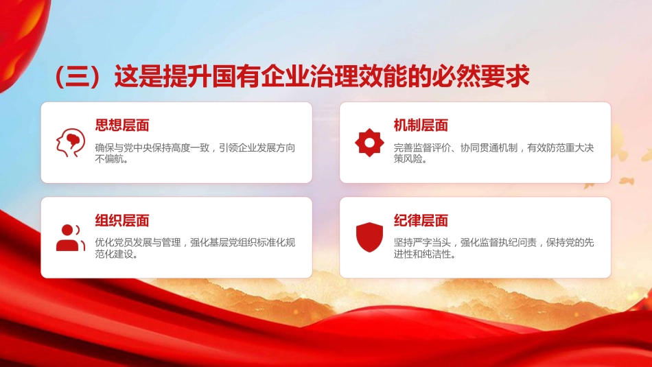 党课PPT:加强基层党组织建设,以高质量党建引领推动国有企业高质量发展_第6页