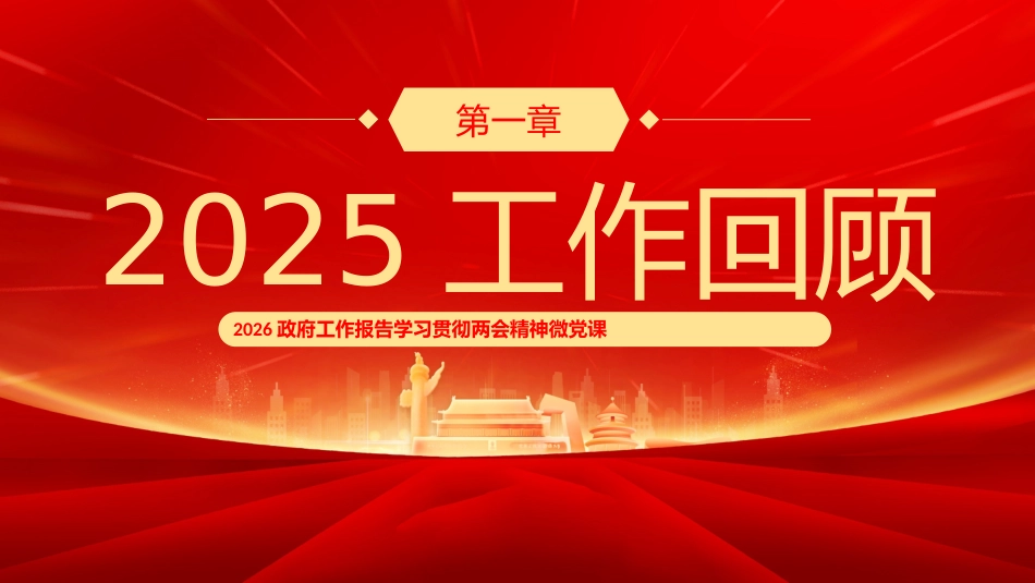 PPT：2026政府工作报告学习贯彻两会精神微党课_第3页