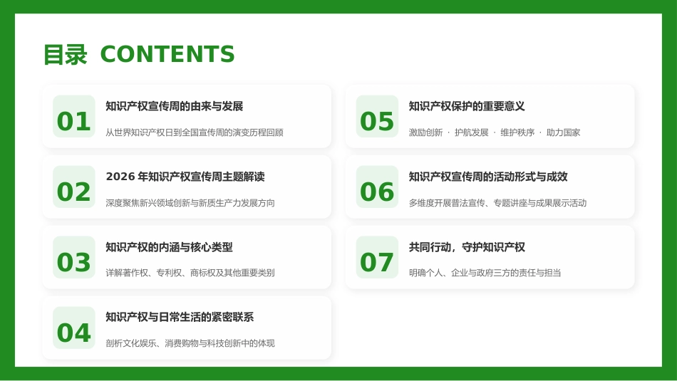 知识产权宣传周主题PPT知识产权知识课件_第2页