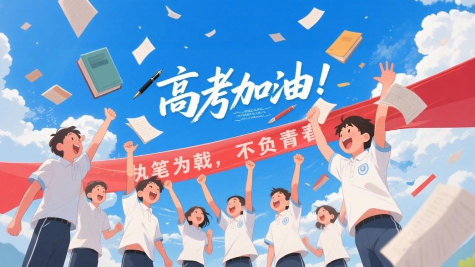 高考加油PPT青春活力高三家校沟通会高考冲刺家长会课件_第1页