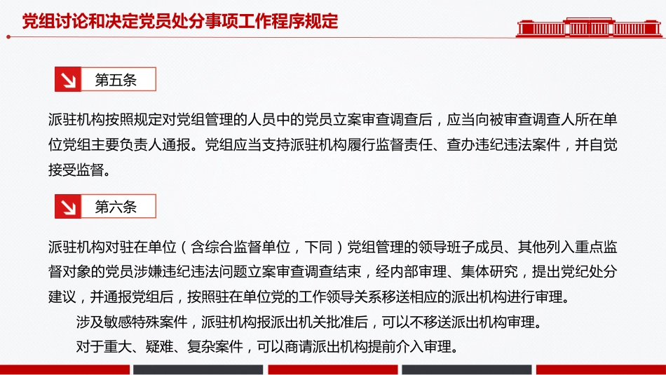 讲稿+PPT课件：《党组讨论和决定党员处分事项工作程序规定》PPT党内法规课件_第4页