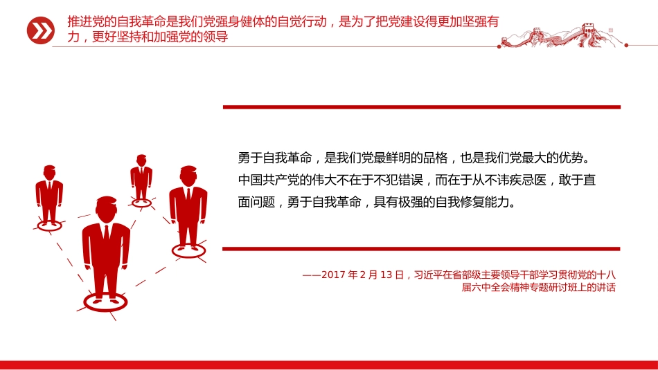 总书记的部分相关重要论述讲稿+PPT课件：自我革命这根弦必须绷得更紧_第4页