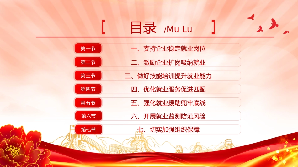 讲稿+PPT课件：进一步加大稳就业政策支持力度的通知_第2页