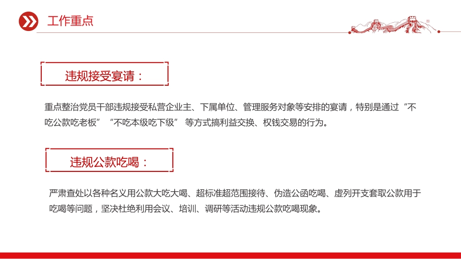 讲稿+PPT课件：关于开展专项整治违规吃喝工作方案PPT模板_第6页
